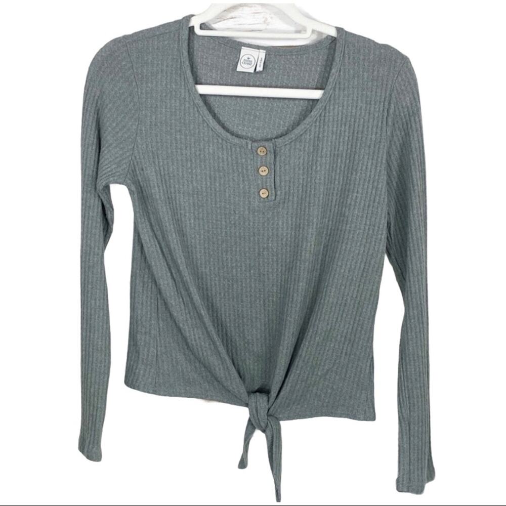Paper Crane Long Sleeve Knot Tie Top Size Medium